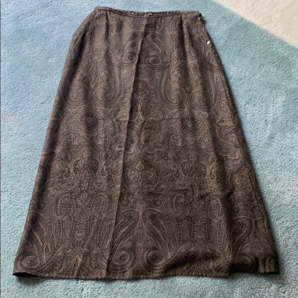 Paisley maxi skirt